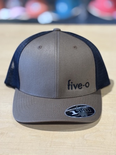 5-0 Caps Micro 110 Flexfit Mesh-Back - Coyote Brown/Black