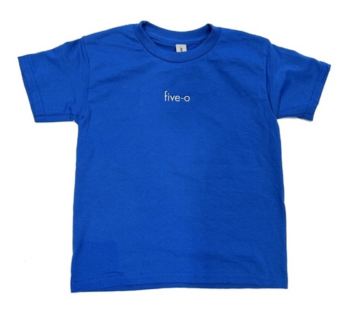T-Shirt 5-0 Micro Junior - Neon blue