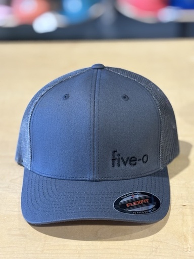 5-0 Micro Flexfit Trucker Cap - Charcoal