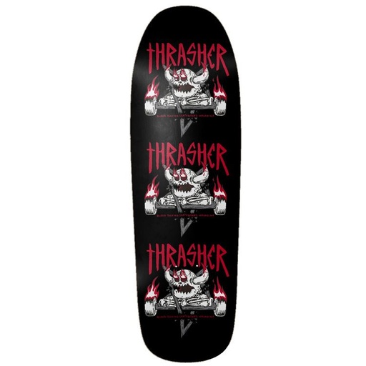 TOY MACHINE X THRASHER - MONSTER-GRAM SHAPED DECK( 9.50 X 32.00)