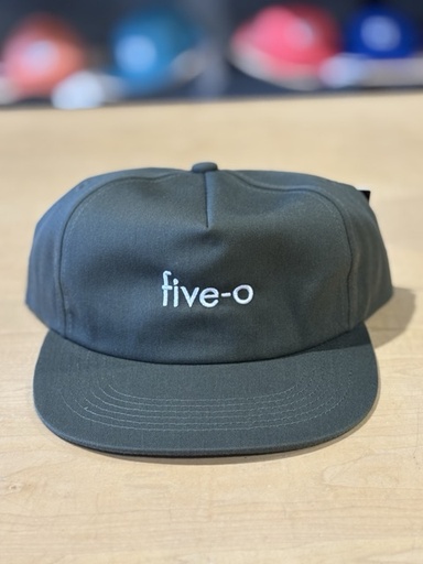 5-0 Micro 5 Panel Snapback - Olive
