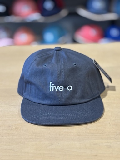 Casquette 5-0 Micro 6 Panel Snapback - Dark grey