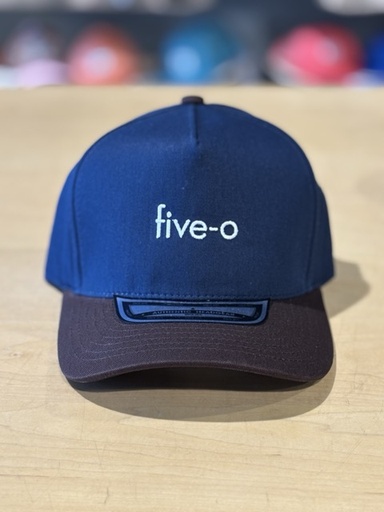 Casquette 5-0 Micro Pro Snapback - Brown/Navy