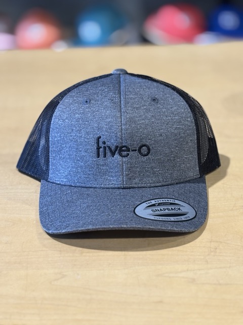 5-0 Micro Snapback Junior - Dark grey/Heather Black