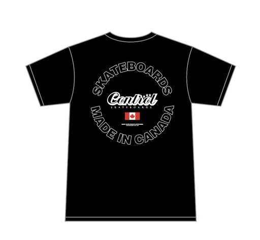 T-shirt Control Made In Canada - Noir 