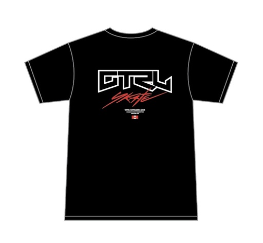 T-shirt Control Retro - Noir