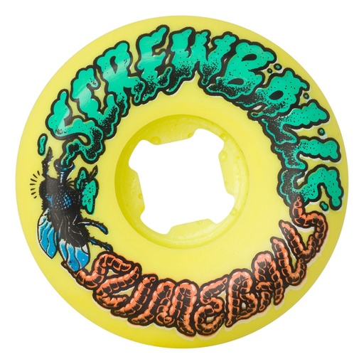 ROUE SLIME BALLS SCREW BALLS SPEED BALLS YELLOW 99A 54mm 