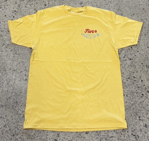 T-Shirt 5-0 Salmon -  Mustard