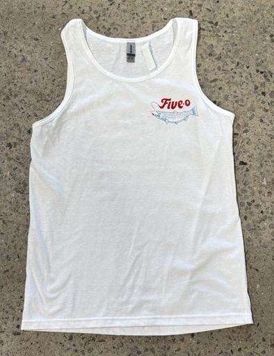 Camisole 5-0 Salmon - Blanc