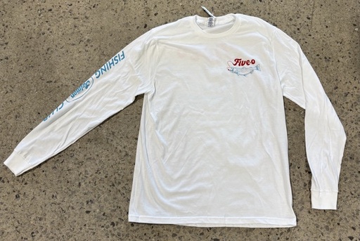 Long Sleeve 5-0 Salmon - Blanc