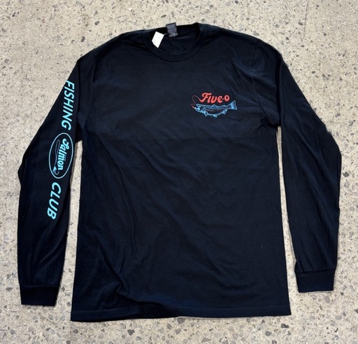 Long Sleeve 5-0 Salmon - Noir