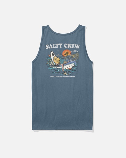 SALTY CREW DOWN TIME TANK - SLATE