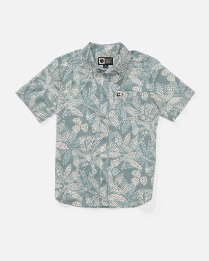 CHEMISE SALTY CREW DRIFTER UV BUTTON UP S/S WOVEN - ATLANTIC GREEN