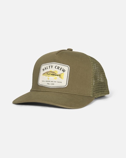 CASQUETTE SALTY CREW BIGMOUTH TRUCKER - OIL GREEN