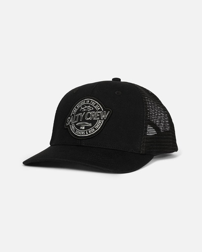 CASQUETTE SALTY CREW SKEWED TRUCKER - NOIR