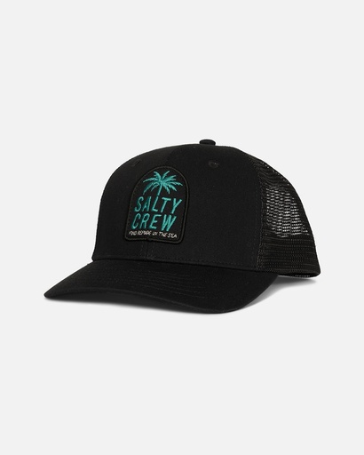 CASQUETTE SALTY CREW RESORT TRUCKER - NOIR
