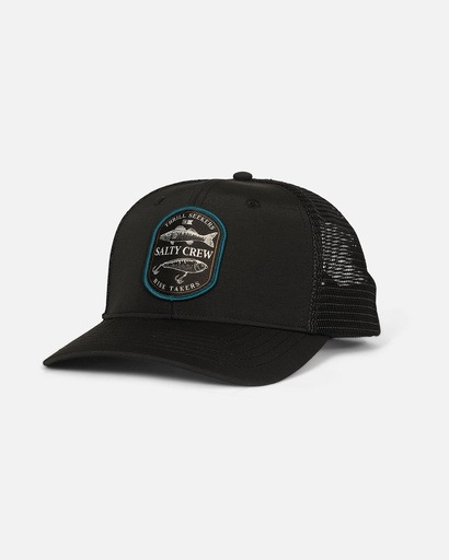 CASQUETTE SALTY CREW BAITED RETRO TRUCKER - NOIR