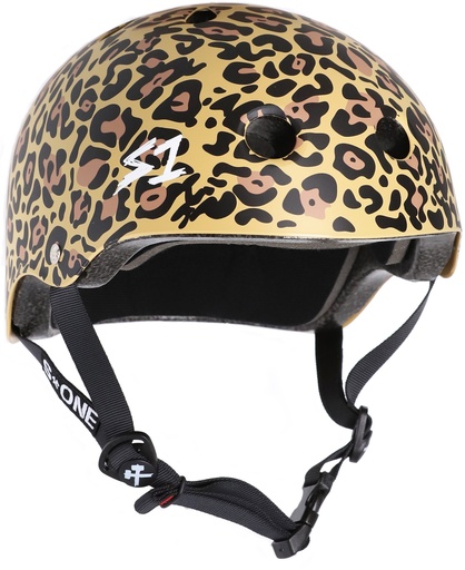 CASQUE S1 MINI LIFER CERTIFIED - TAN LEOPARD PRINT