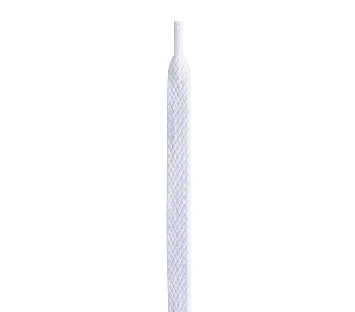 Lacets Saphir plat LARGE 120CM/48" - Blanc