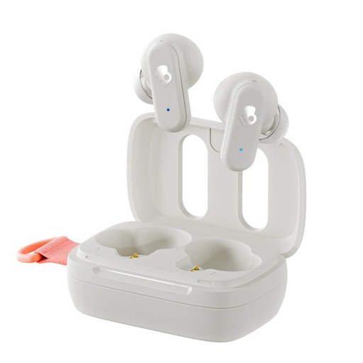 Skullcandy Dime 3 / True Wireless Earbuds - Bone/Orange Glow