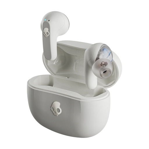 Skullcandy Rail / True Wireless In-Ear Earbuds - Bone/Orange Glow