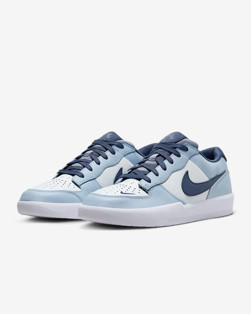 NIKE SB FORCE 58 SHOES- WHITE/THUNDER BLUE-WHITE-ASHEN SLATE