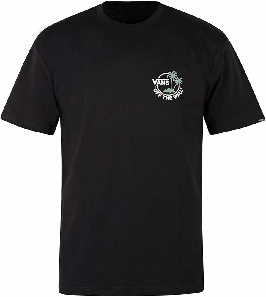 VANS CLASSIC MINI DUAL PALM II TEE - BLACK/ICEBERG