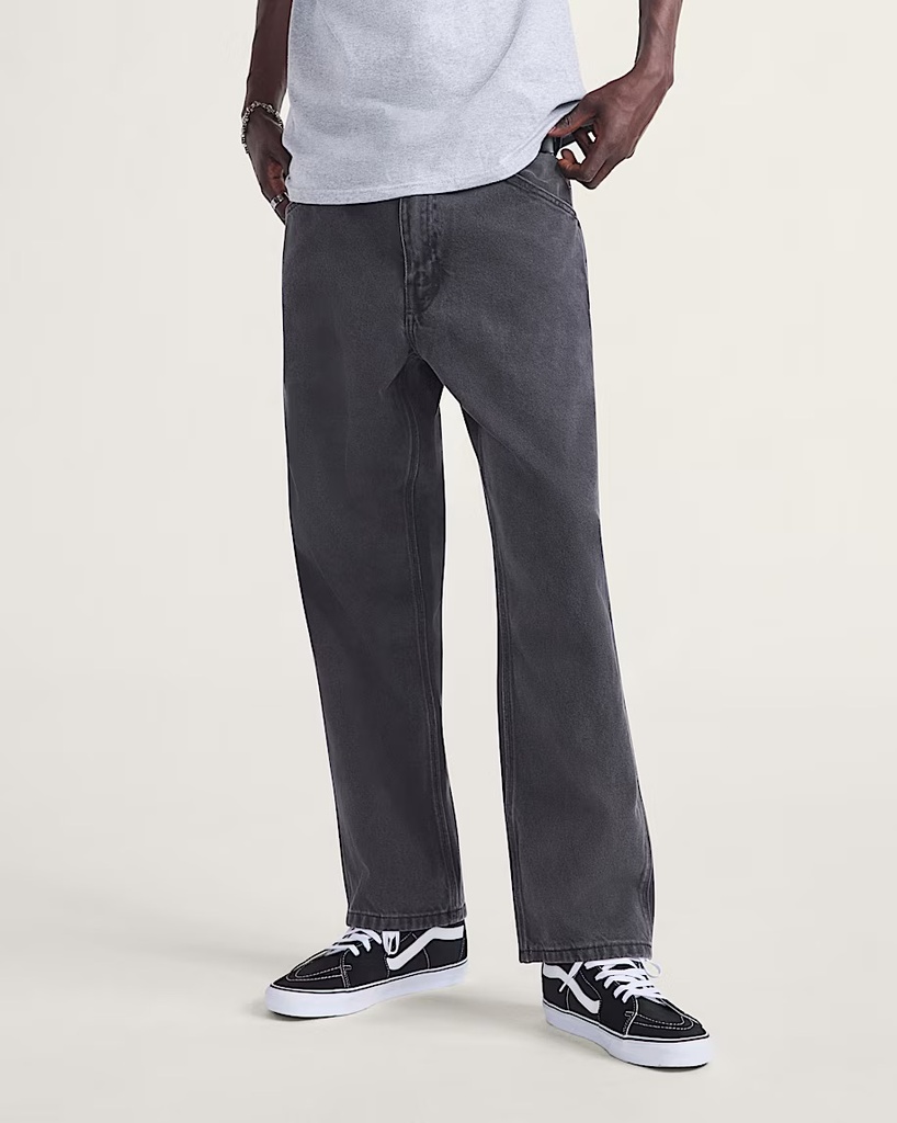 PANTALON SKATE CHECK-5 SKATE LOOSE DENIM - NOIR JEANS