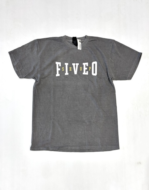 T-Shirt 5-0 Varsity - Gris Pigment