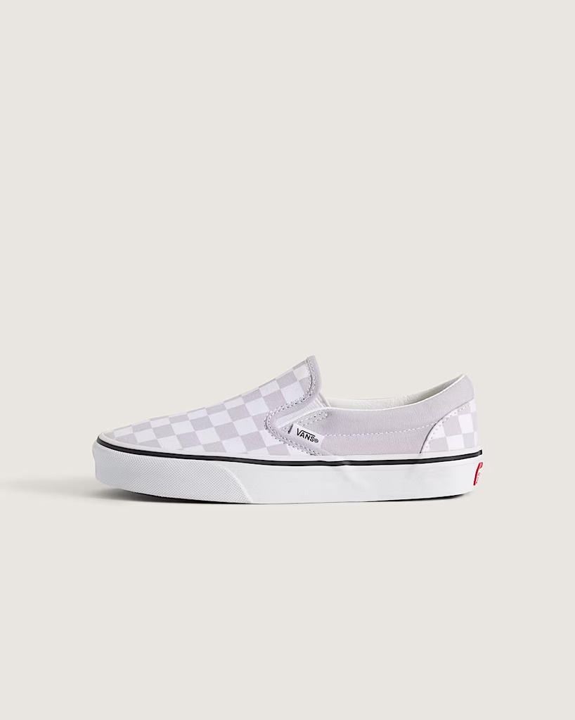 SOULIER VANS CLASSIC SLIP-ON COLOR THEORY CHECKERBOARD JUNIOR - LILAC MIST