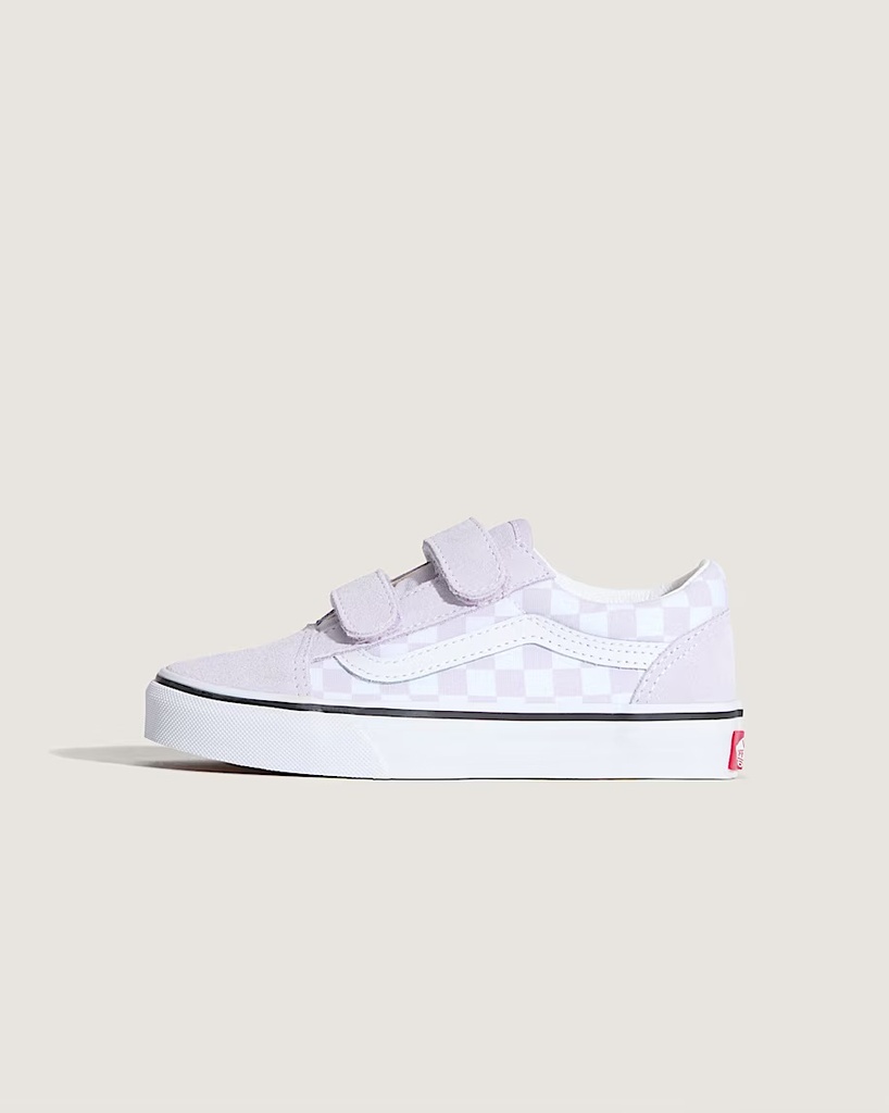 SOULIER VANS OLD SKOOL COLOR THEORY CHECKERBOARD - LILAS BRUME