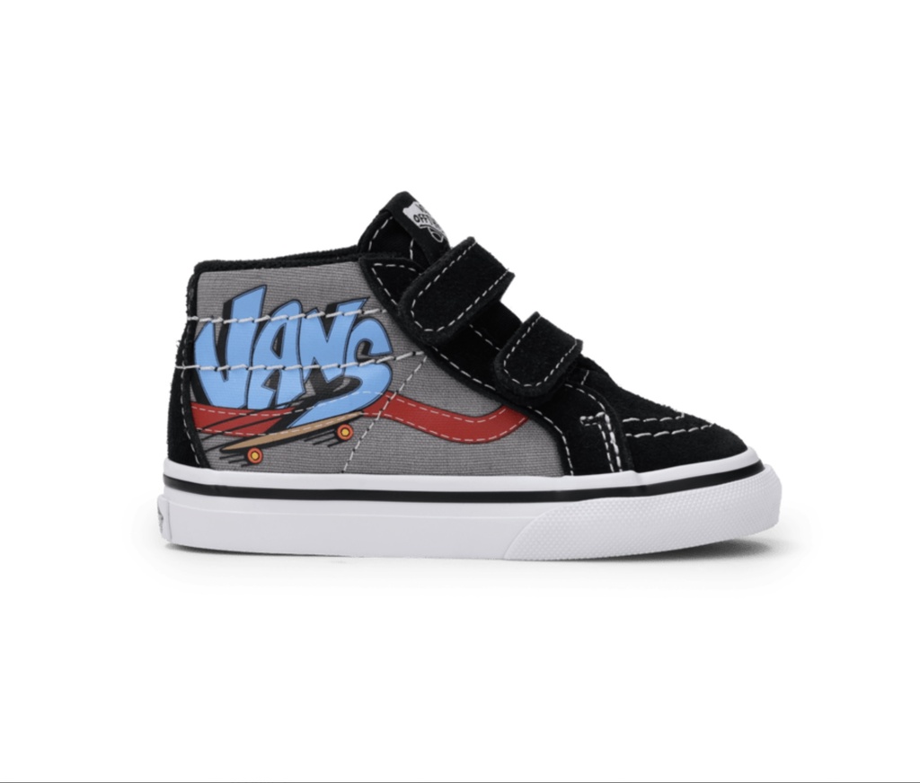 SOULIER VANS SK8-MID REISSUE V BÉBÉ - VANS SK8 NOIR/GRIS