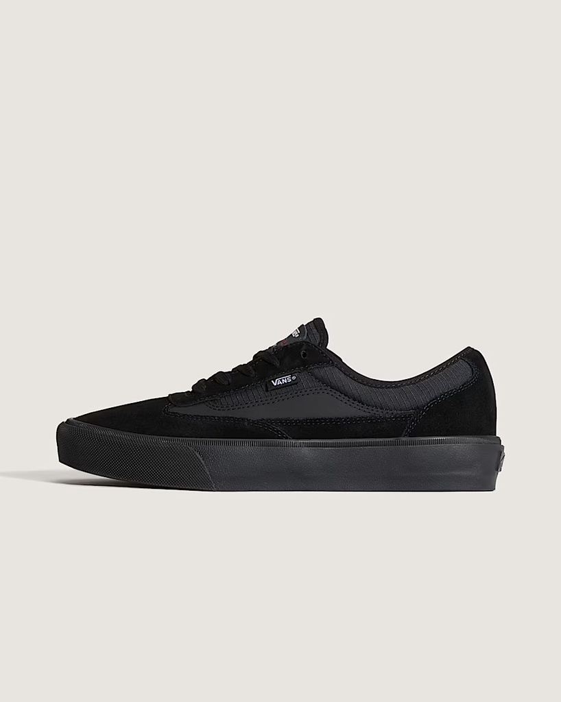 VANS SKATE CURREN CAPLES SHOES - BLACK/BLACK