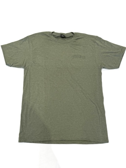 T-Shirt 5-0 Bold - Olive Heather 