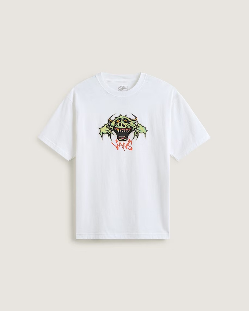 T-SHIRT VANS GOOFY GHOUL SHORT SLEEVE TEE - WHITE