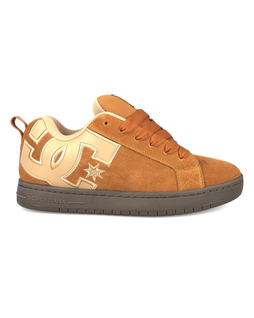 DC COURT GRAFFIK SHOES -  WHEAT GUM