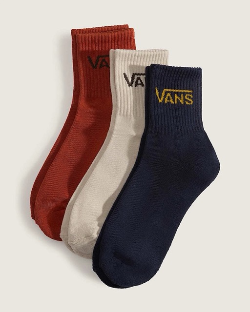 BAS VANS HALF CREW 3PK - PARISIAN NIGHT