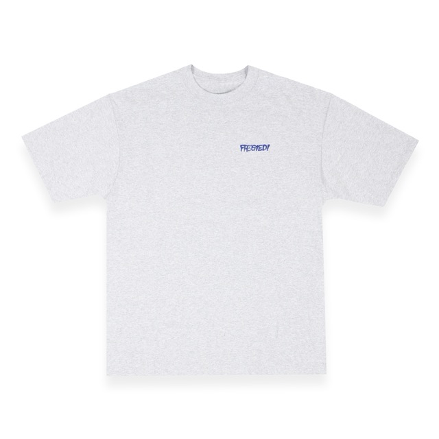 FROSTED MUG BOXY TEE - ASH GREY