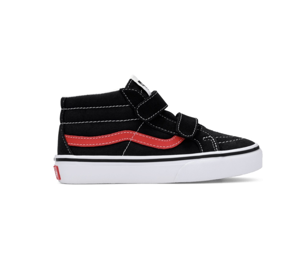 SOULIER VANS SK8-MID REISSUE V POUR ENFANT - RETRO POP/BLACK/RED