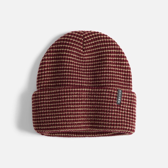 TUQUE AUTUMN STRIPE - MERLOT