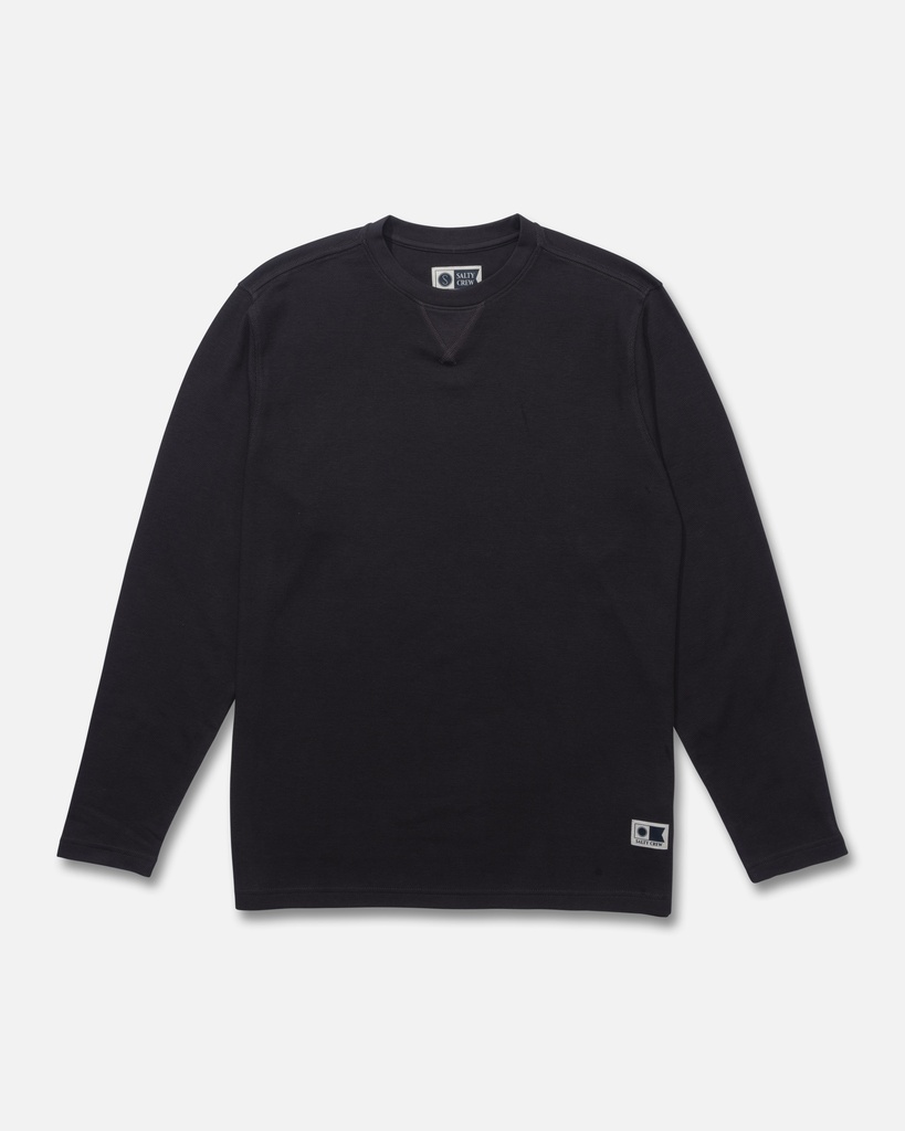 SALTY CREW CAST OFF LONG SLEEVE THERMAL - BLACK