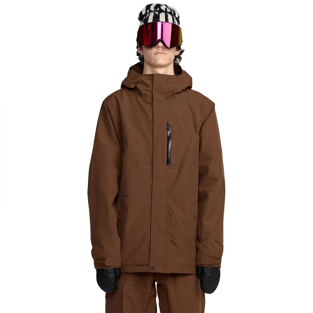 VOLCOM L INS GORE-TEX JACKET - BROWN