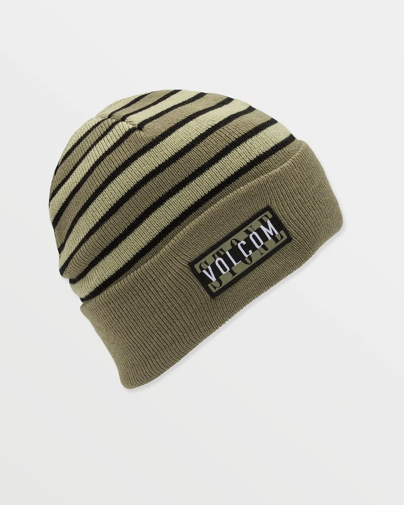 VOLCOM STONE FUNK BEANIE - MILITARY