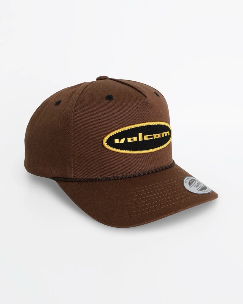 VOLCOM OVERPATCH ADJUSTABLE HAT - MAJOR BROWN