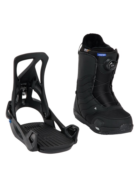 BURTON STEP ON PACKAGE BOOTS AND BINDINGS WOMENS - BLACK