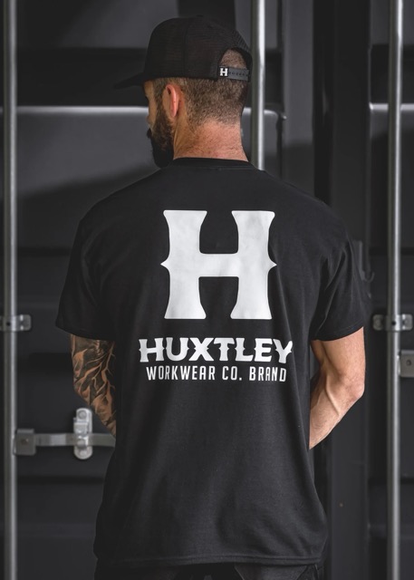 T-shirt Huxtley HX-891 Full Print Tee - Noir/Blanc