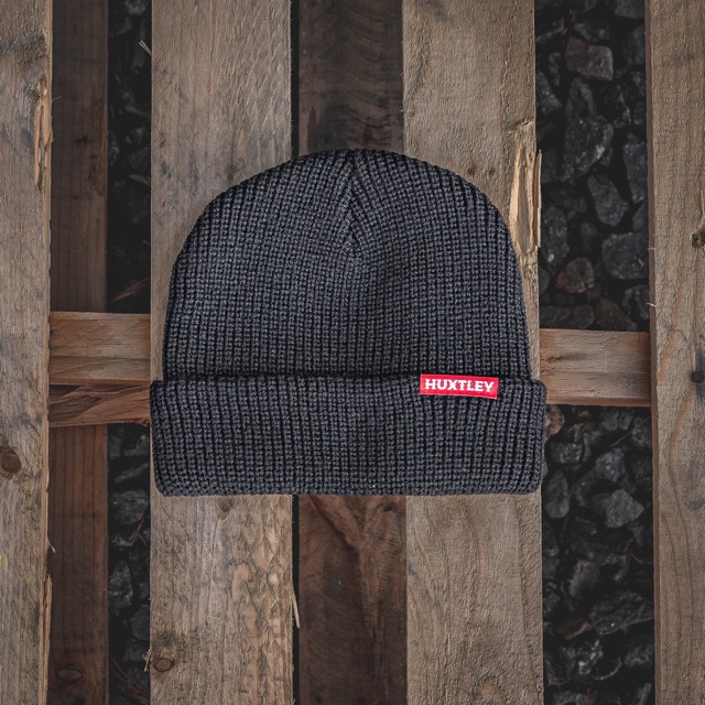 Tuque Huxtley Fisherman - Black / Red 