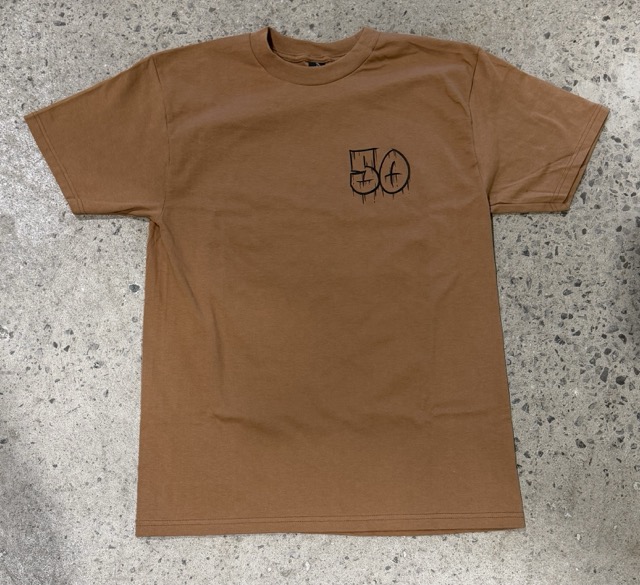 T-Shirt 5-0 Crew - Brown Sugar
