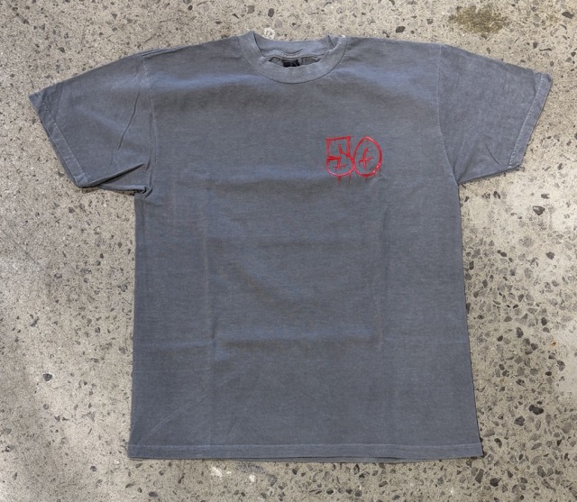 T-Shirt 5-0 Crew - Pigment Strom Grey