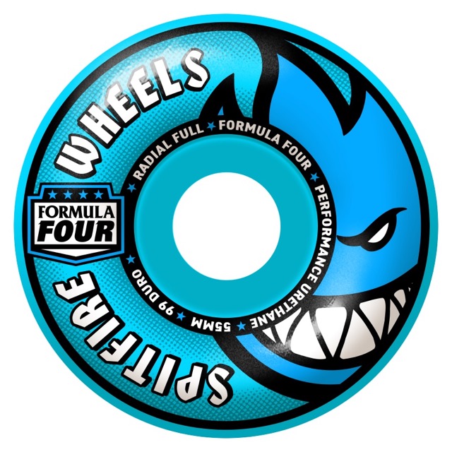 ROUE SPITFIRE F4 99A TEAM COLORS RADIAL FULL 55MM   